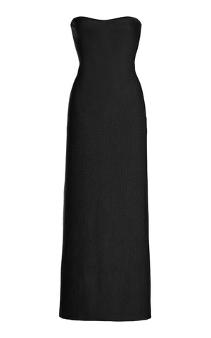 Calderon Knit Dress in Black Cashmere Merino Wool