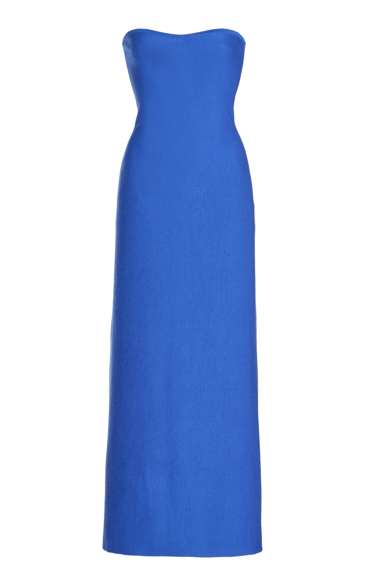 Calderon Knit Dress in Sapphire Merino Wool Cashmere