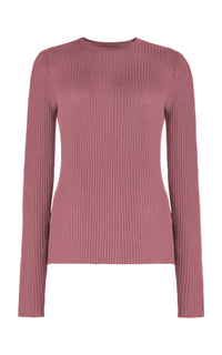 Browning Knit Sweater in Rose Quartz Cashmere Silk