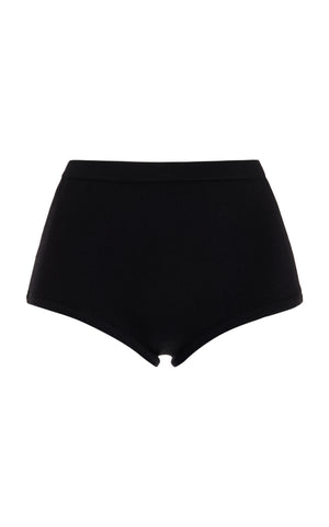 Damia Knit Short in Black Cashmere Silk Hemp