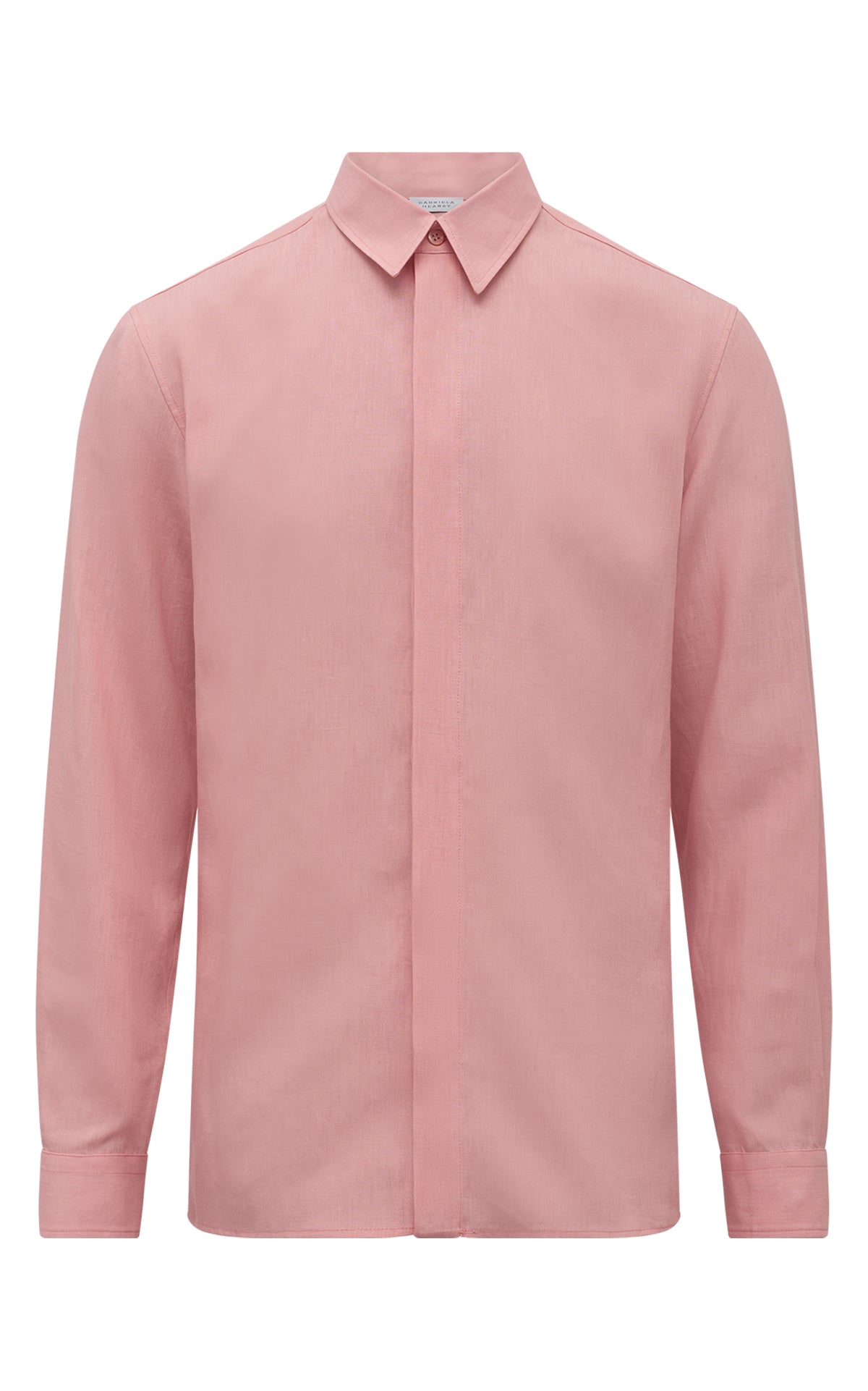 Nicolas Shirt in Rosa Aloe Linen