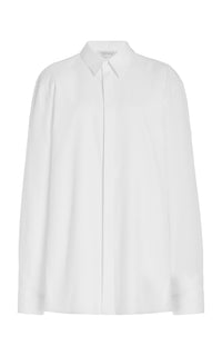 Nicolas Shirt in White Sea Island Cotton