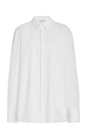 Nicolas Shirt in White Sea Island Cotton