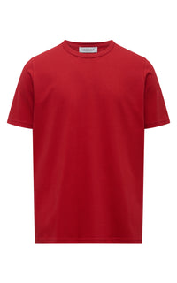 Bandeira T-shirt in Scarlet Red Organic Cotton