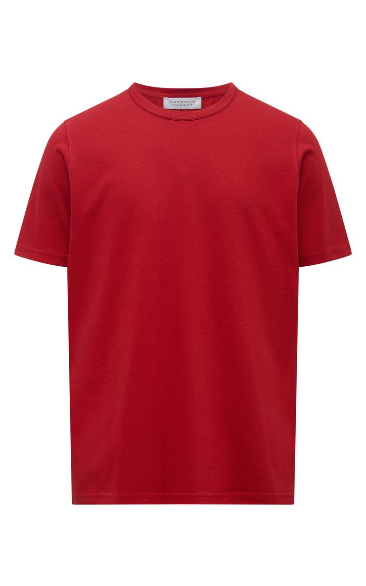 Bandeira T-shirt in Scarlet Red Organic Cotton