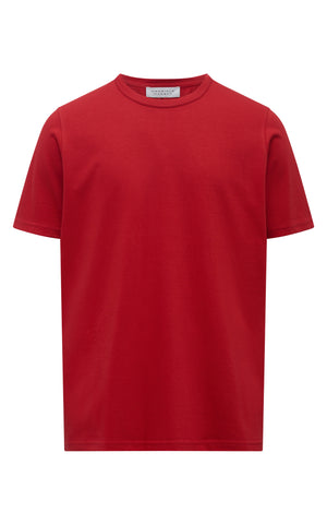 Bandeira T-shirt in Scarlet Red Organic Cotton