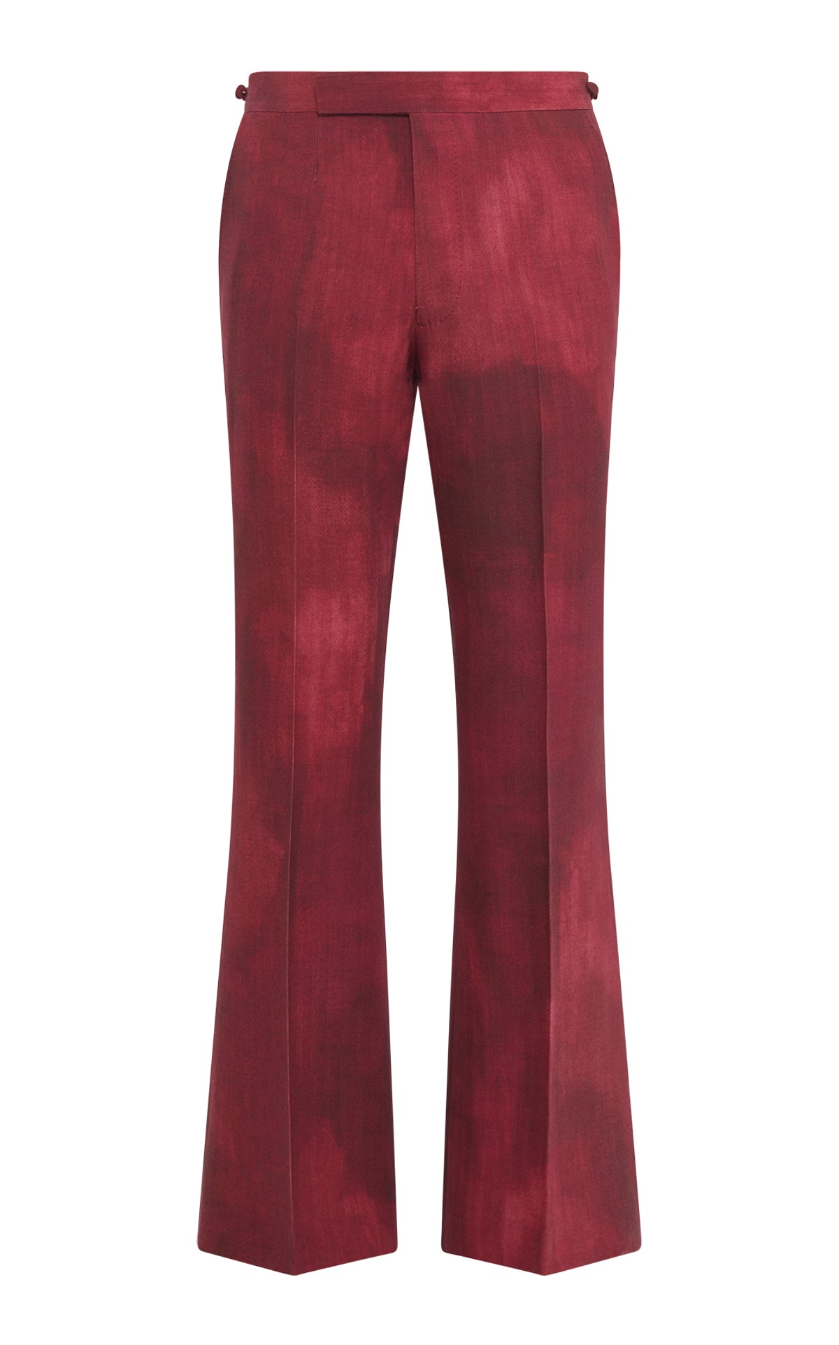 Stevie Pant in Bordeaux Virgin Wool