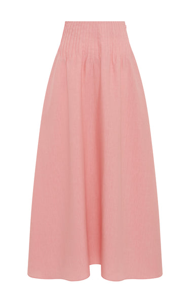 Herlipto＊satin volume midi skirt Satin Volume Midi Skirt（スカート）｜Her lip to（ハーリップ
