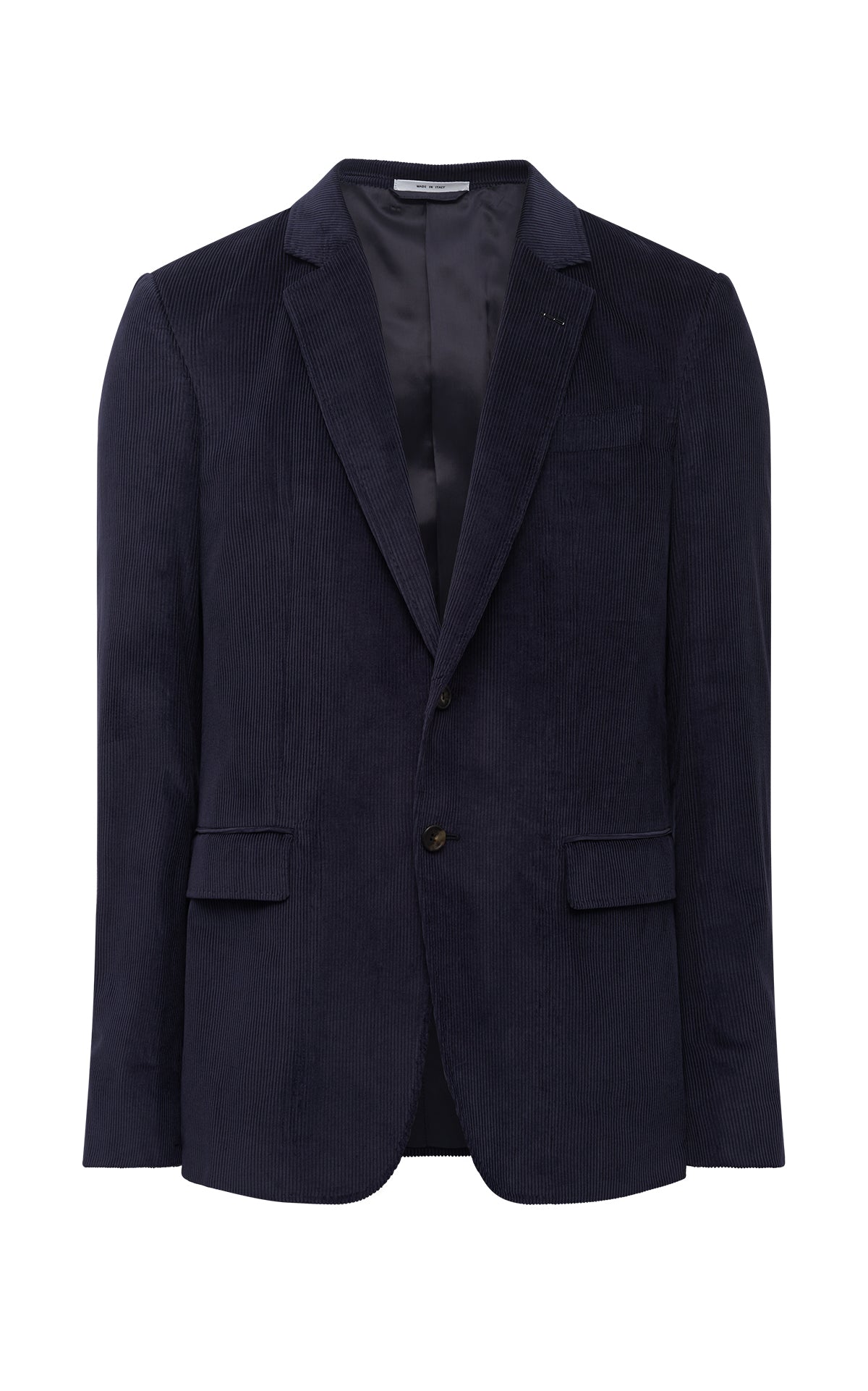 Irving Jacket in Dark Navy Sea Island Cotton Corduroy