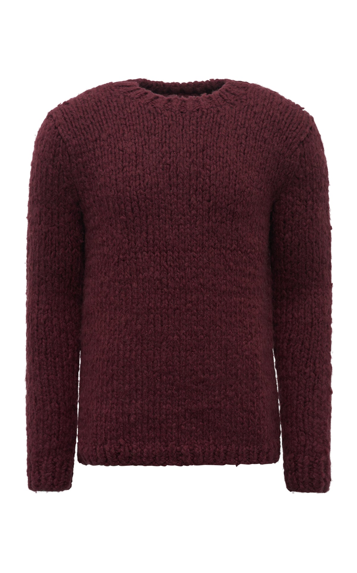 Lawrence Knit Sweater in Bordeaux Welfat Cashmere