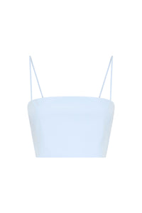 Nadir Top in Light Blue Sea Island Cotton