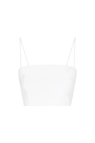 Nadir Top in White Sea Island Cotton