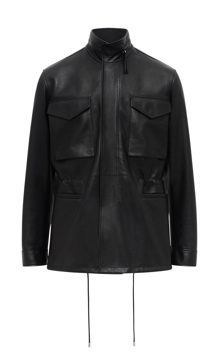 Darwin M64 Jacket in Black Nappa Leather