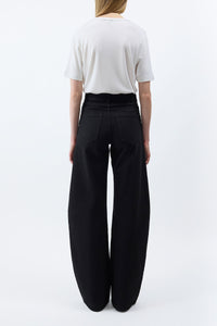 Amoret Jean in Black Recycled Cotton Denim