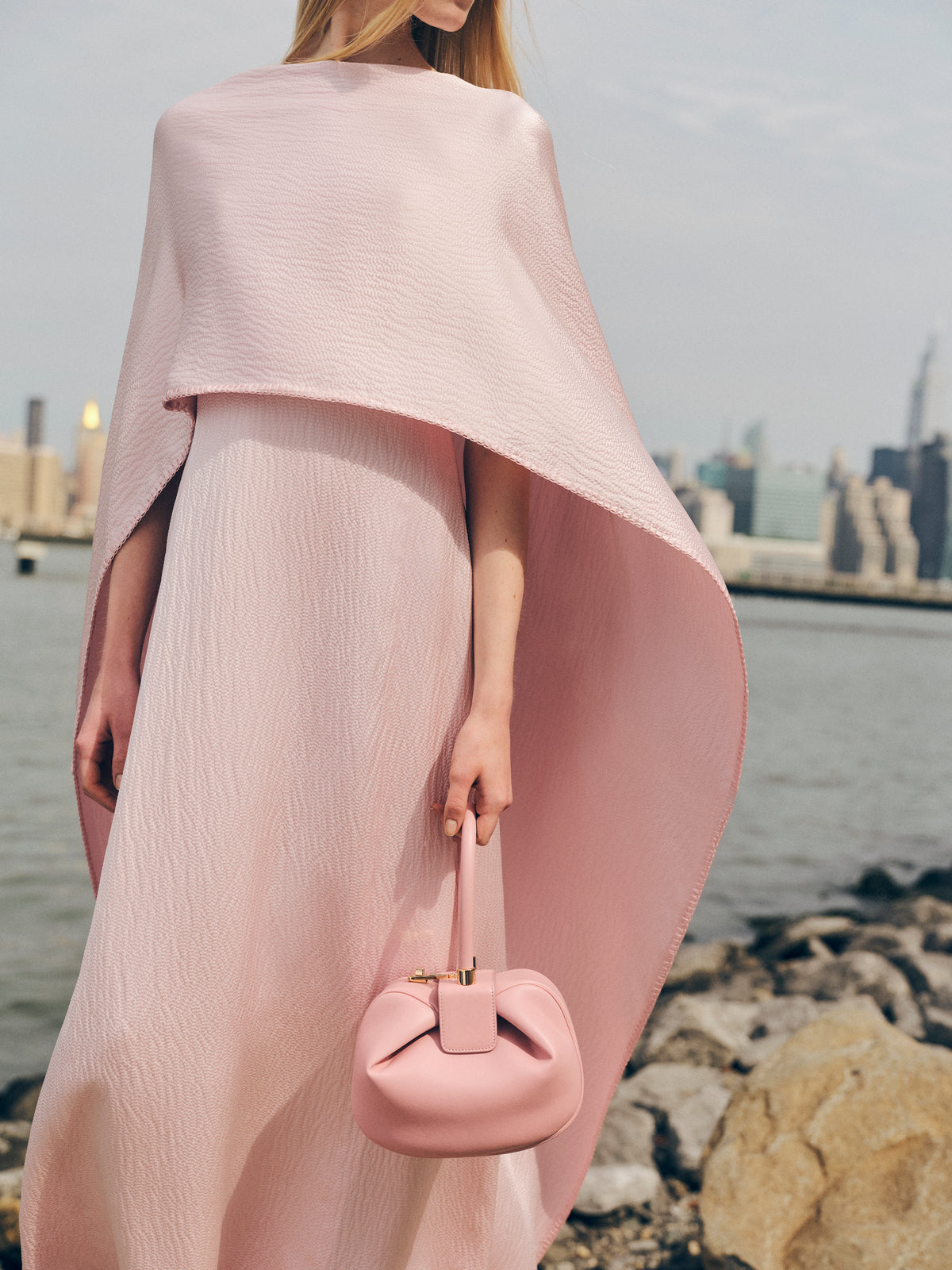 Demi Bag in Pink Nappa Leather