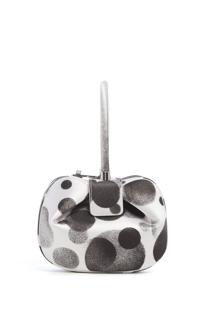 Adam Pendleton x Gabriela Hearst Nina Bag in Black & White Satin № 23
