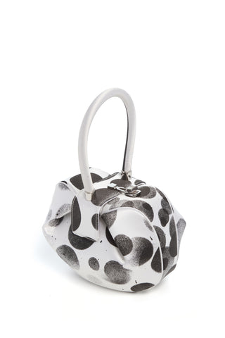 Artist Collaboration Satin Nina Bag - Three Quarter View Hand-Painted Details | Gabriela Hearst