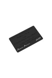 Black Authentication Card Adam Pendleton Collaboration - Artist Signature and Number 23 | Gabriela Hearst