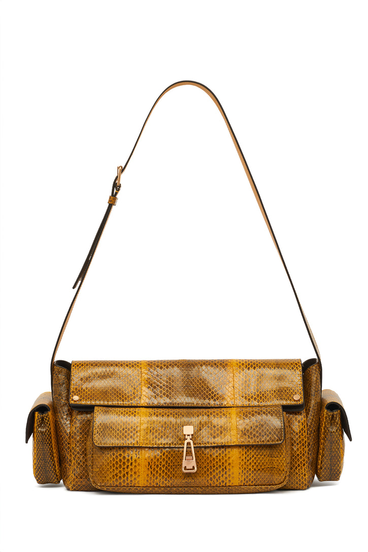 Jebb Bag in Golden Birch Snakeskin
