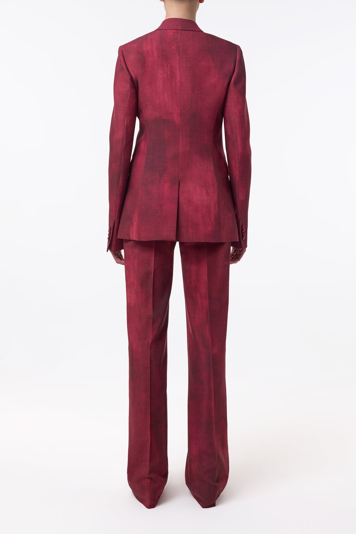 Angela Blazer in Bordeaux Virgin Wool