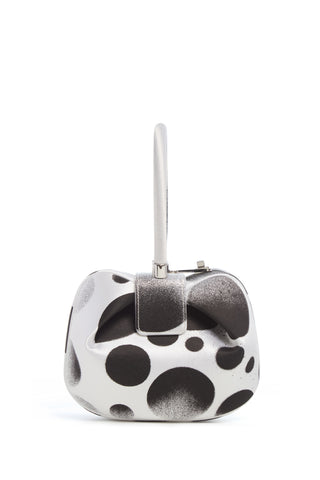 Adam Pendleton x Gabriela Hearst Nina Bag in Black & White Satin № 24