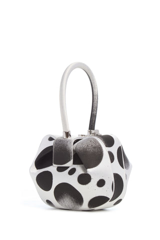Adam Pendleton x Gabriela Hearst Nina Bag in Black & White Satin № 24