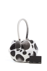 Adam Pendleton x Gabriela Hearst Nina Bag in Black & White Satin № 24