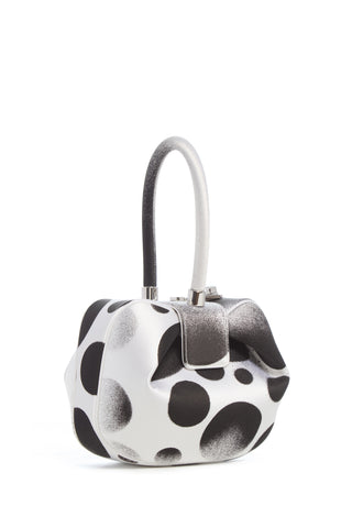 Adam Pendleton x Gabriela Hearst Nina Bag in Black & White Satin № 24