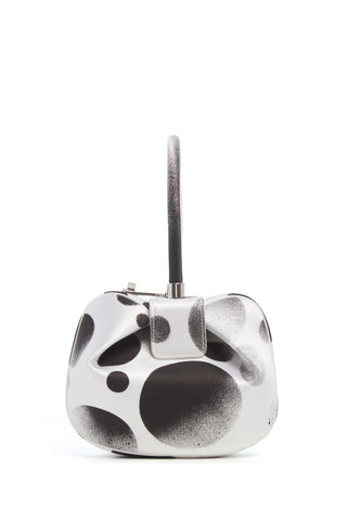 Adam Pendleton x Gabriela Hearst Nina Bag in Black & White Satin № 24