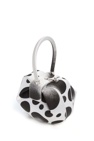 Adam Pendleton x Gabriela Hearst Nina Bag in Black & White Satin № 24