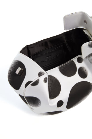 Adam Pendleton x Gabriela Hearst Nina Bag in Black & White Satin № 24