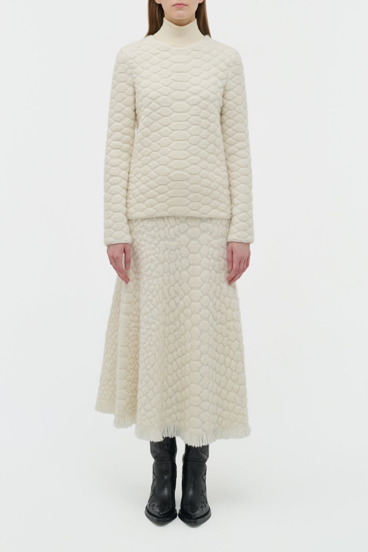 Tansey セーター (アイボリー カシミア)