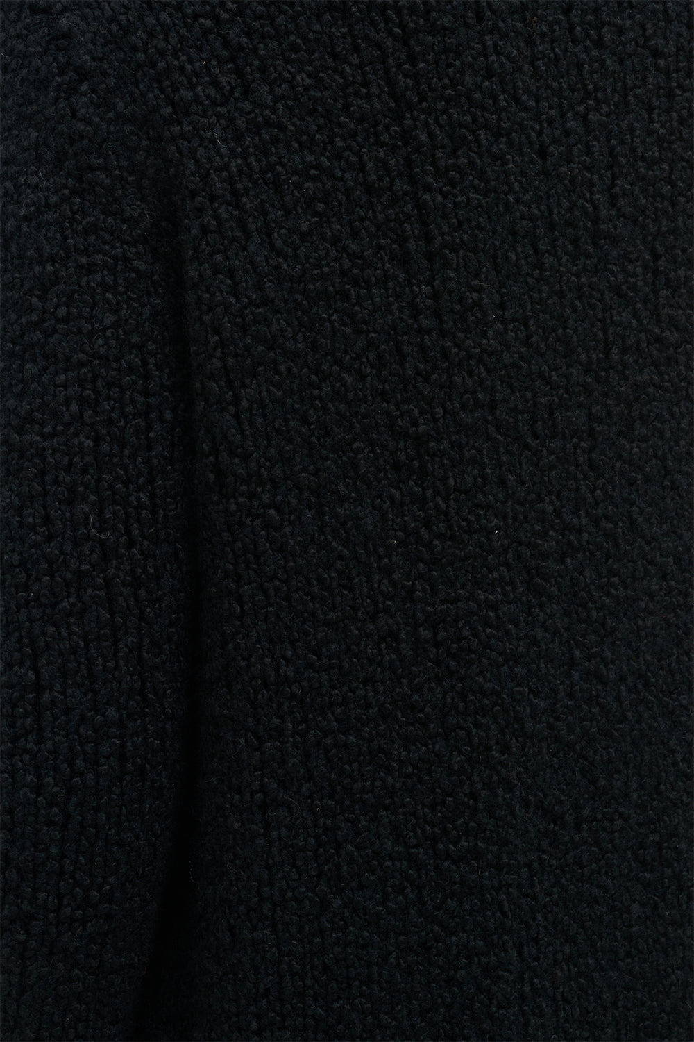 Uxia Knit Cardigan in Black Cashmere Boucle