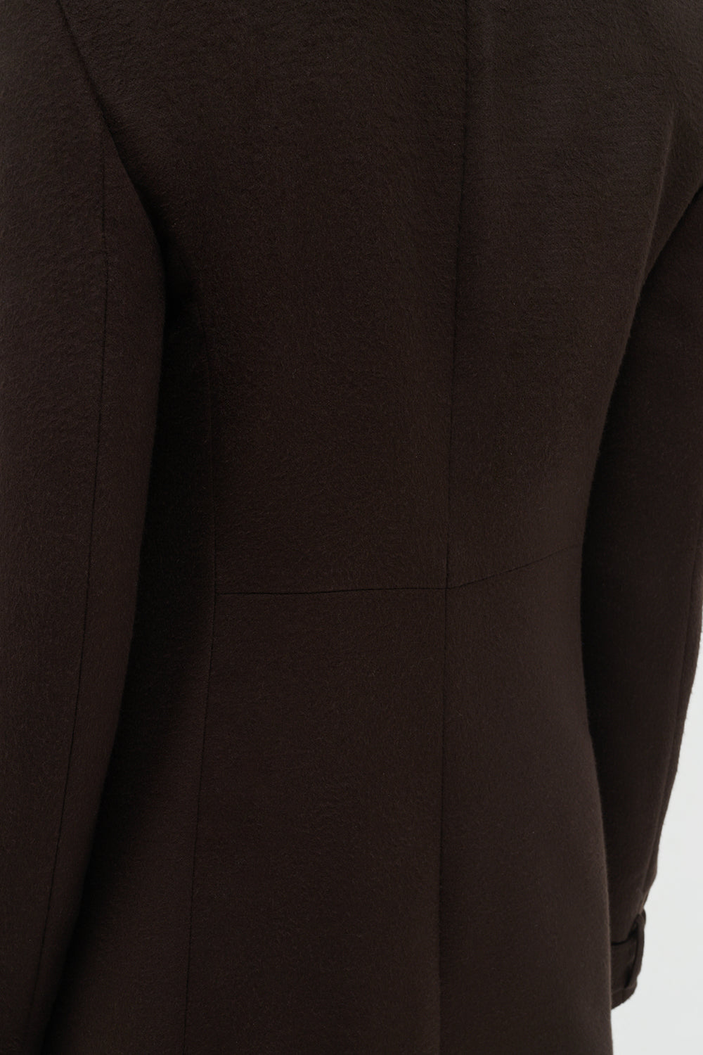 Houstt Trench Coat in Chocolate Winter Silk