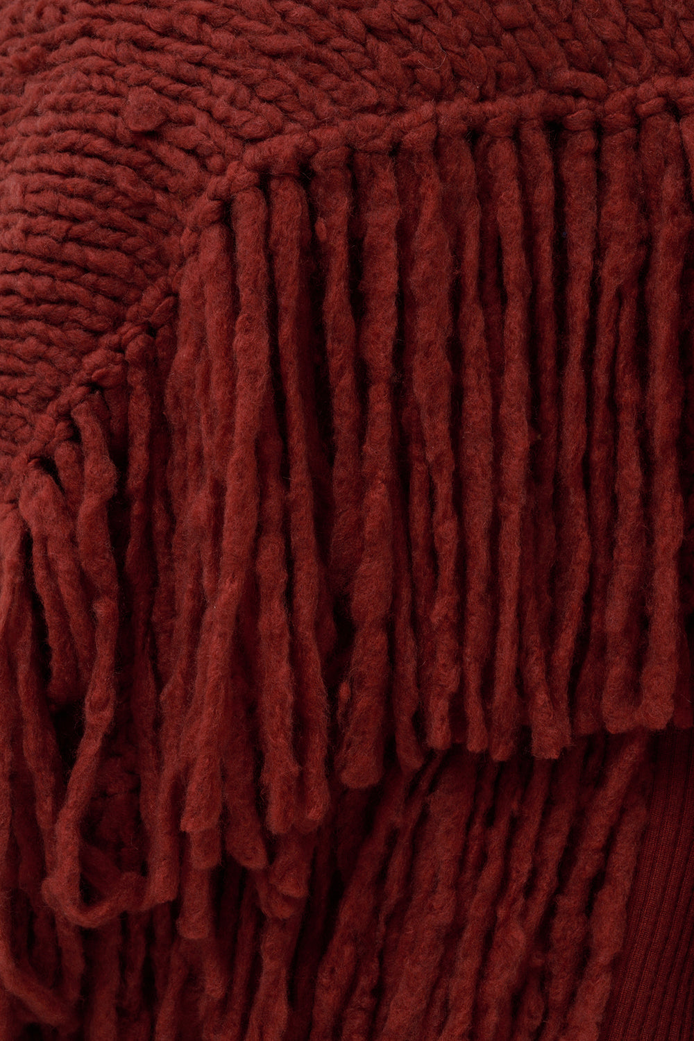 Lauren Knit Wrap in Burnt Sienna Welfat Cashmere