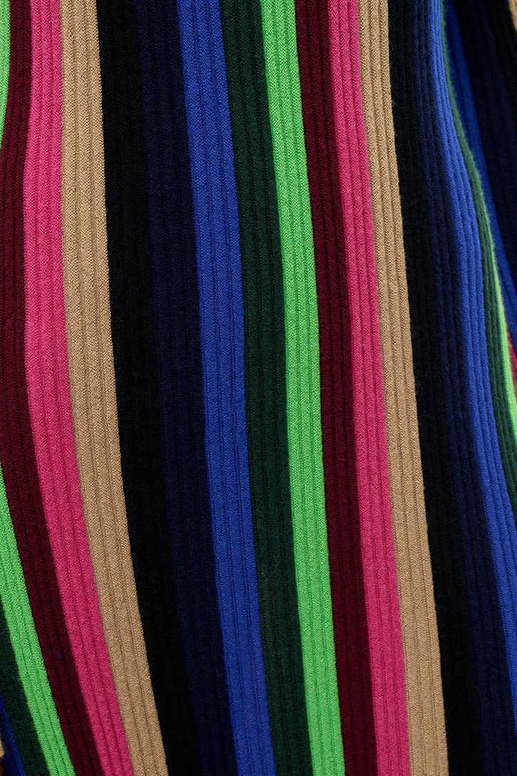 Affinity Knit Dress in Multi Silk Cashmere