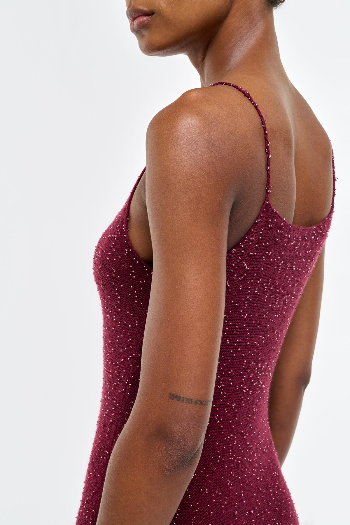 slip dress burgundy Burgundy Pippa Satin Slip Dress | WHISTLES