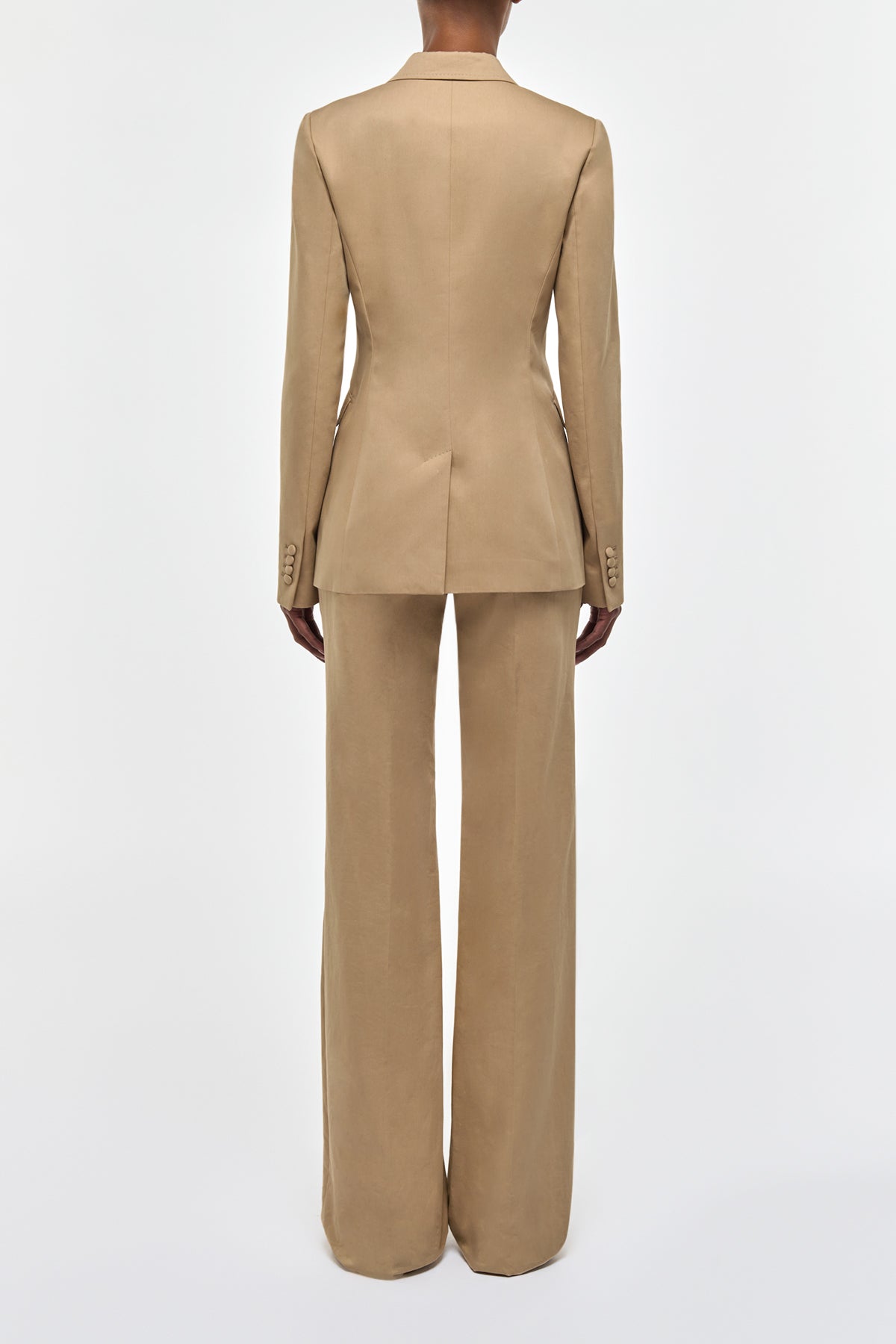Angela Blazer in Camel Sea Island Cotton