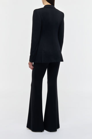 Black Cashmere Jersey Mairi Blazer - Back View | Gabriela Hearst