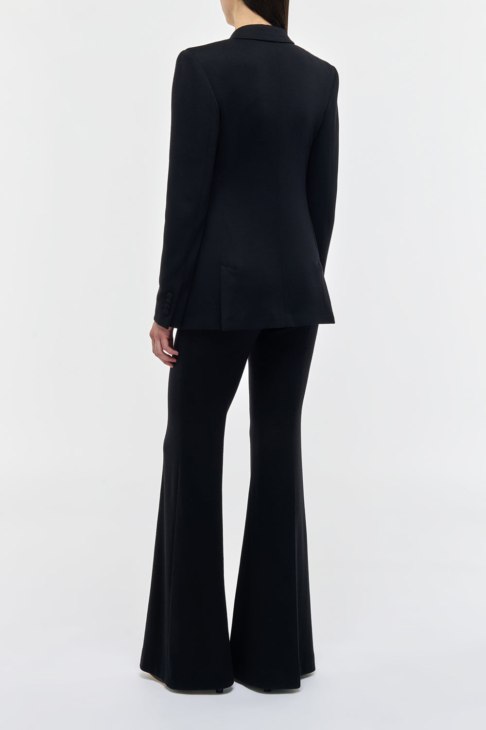 Mairi Blazer In Black Cashmere Jersey