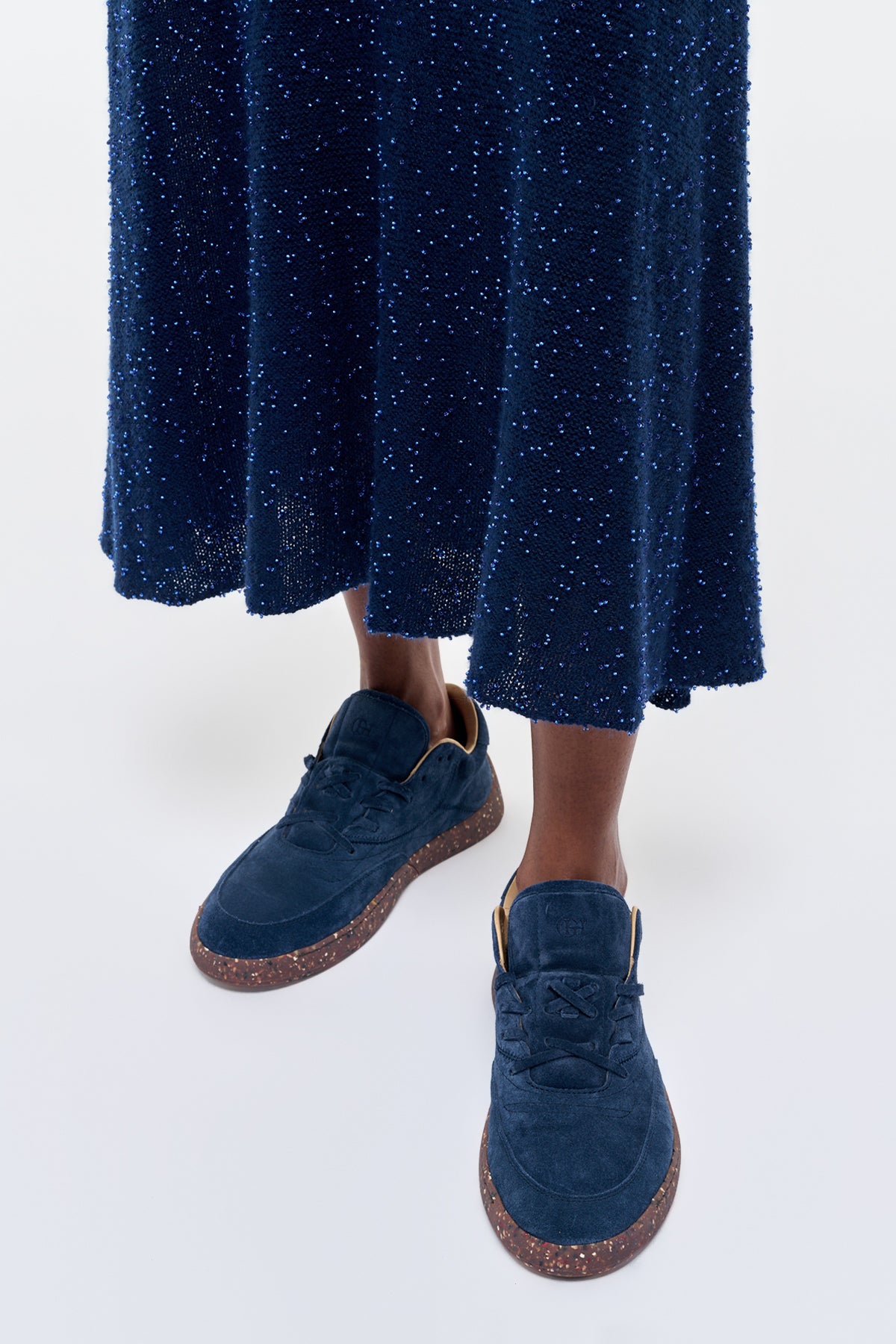 Ohio Slip-on Sneaker in Navy Nubuck