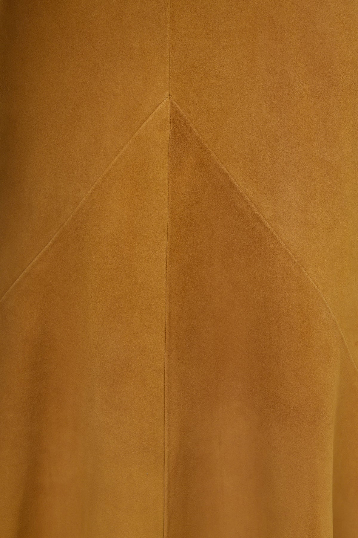 Brigita Slip Maxi Dress in Cashew Suede