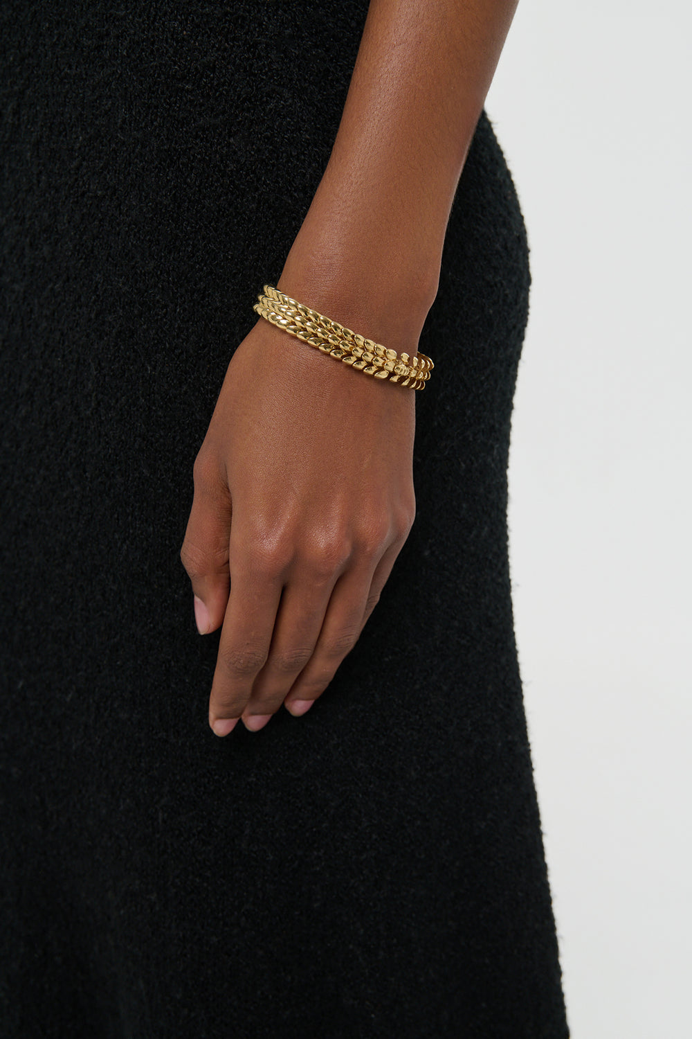 Braided Bracelet in 18K Yellow Gold