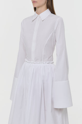 Jataya Shirt in White Sea Island Cotton