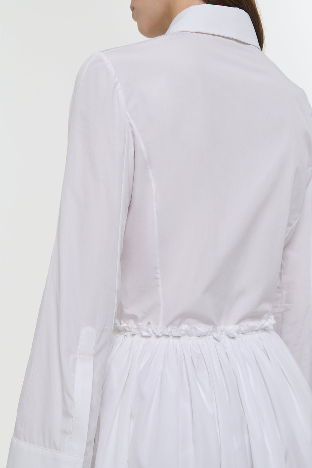 Jataya Shirt in White Sea Island Cotton