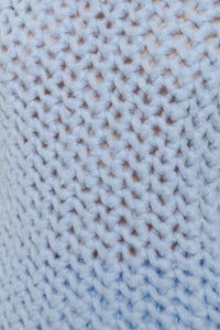 Veralune Knit Sweater in Light Blue Welfat Cashmere