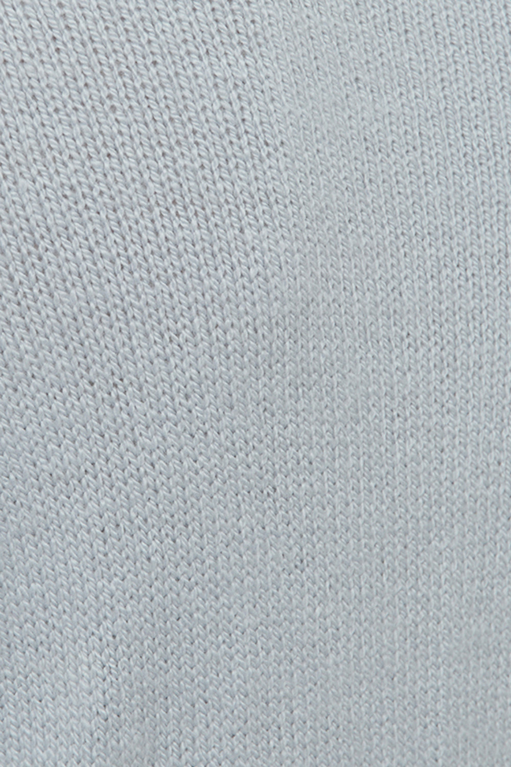Sohan Knit Short Sleeve Polo in Light Blue Cashmere