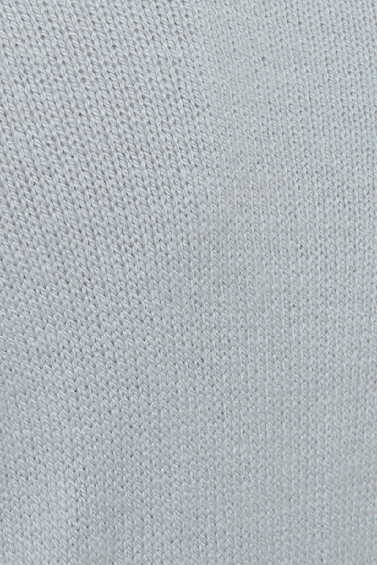 Sohan Knit Short Sleeve Polo in Light Blue Cashmere