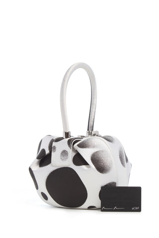 Adam Pendleton x Gabriela Hearst Nina Bag in Black & White Satin № 25