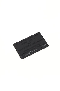 Black Artist Signature Card Adam Pendleton Nina Bag - Authenticity Certificate | Gabriela Hearst